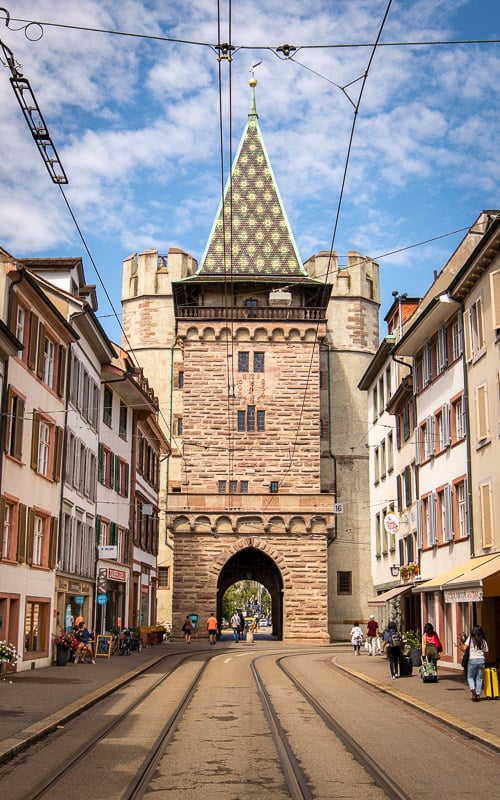 Spalen Gate, one of the most beautiful places in Switzerland, dates back to the 1400s.