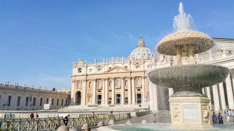 St. Peter’s Basilica is the holiest Catholic church in the world.