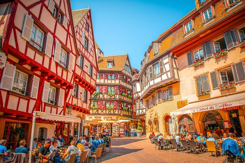 Strasbourg has a lively alfresco scene with lots of restaurants and cafes. 