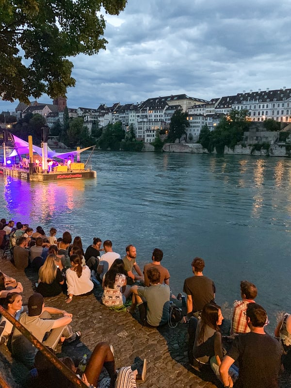 In the summer, all types of events are happening in Basel.