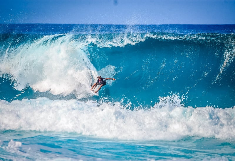 Surfing in Hawaii is definitely worthy of a spot on your bucket list.