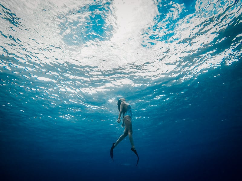 Looking for what to put on your bucket list? Go swimming in all major oceans and seas.