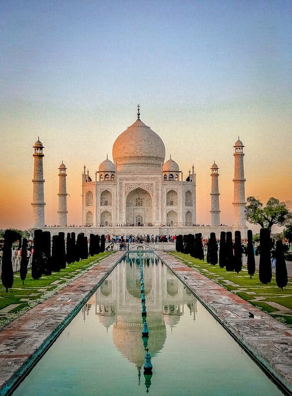 Visiting the Taj Mahal is one of the most fun bucket list ideas for travel lovers.