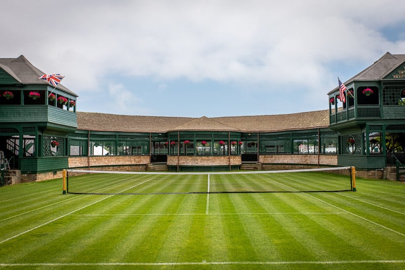 The International Tennis Hall of Fame in Newport, Rhode Island.