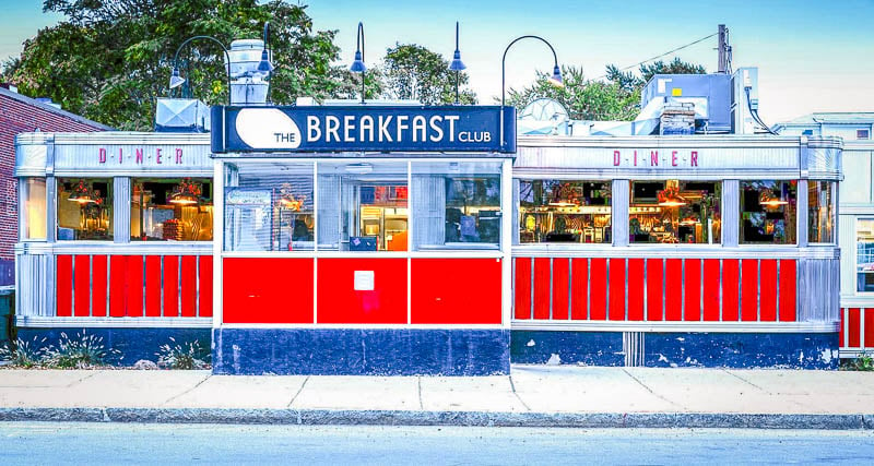 The Breakfast Club is among the coolest restaurants in the Greater Boston Area.