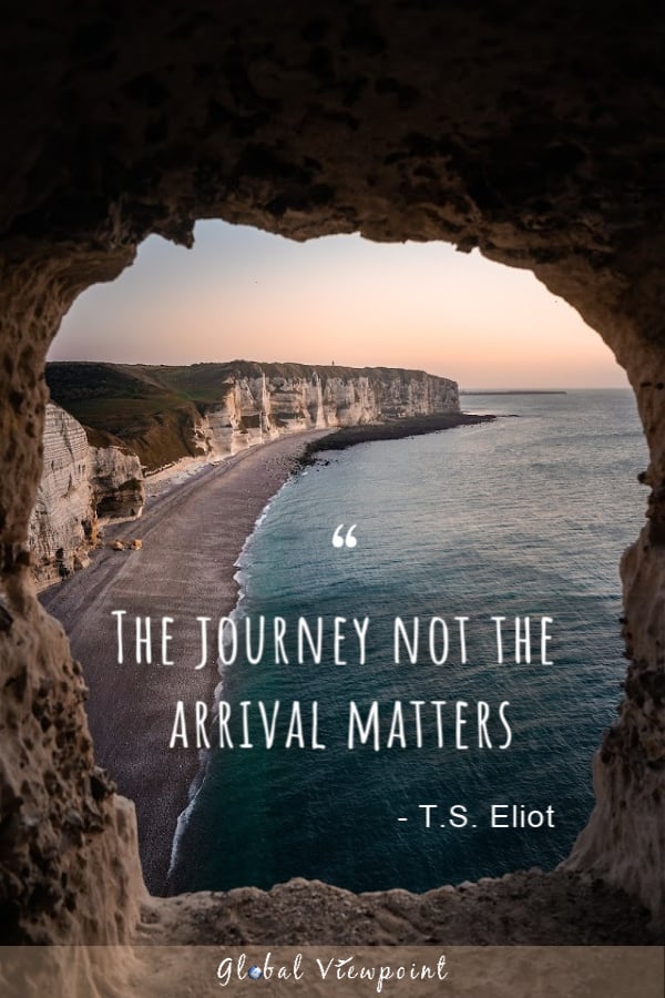 The journey matters more than the arrival.