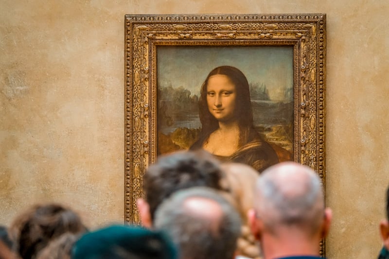 The Mona Lisa is a great bucket list example