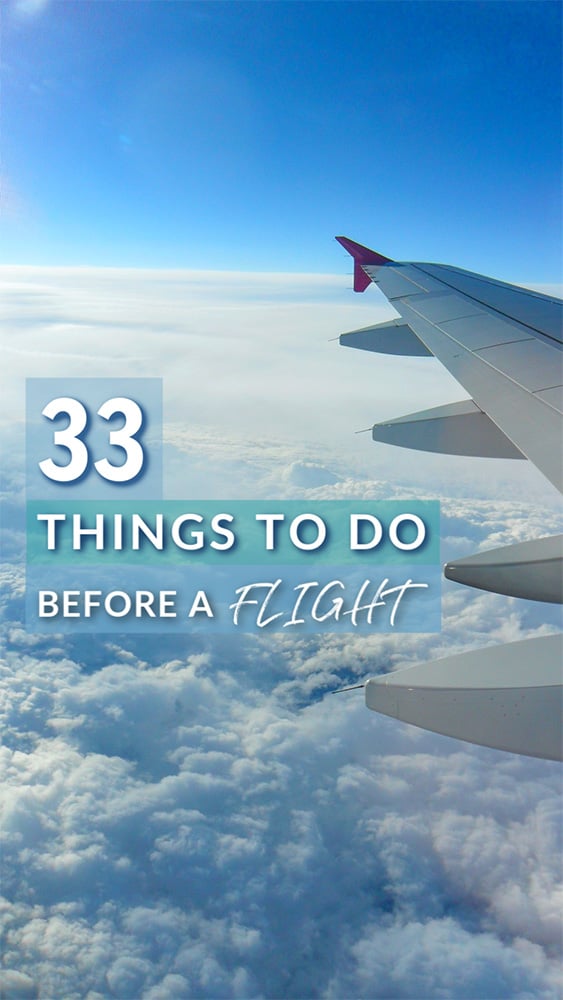 The things to do before a flight that will benefit all travelers