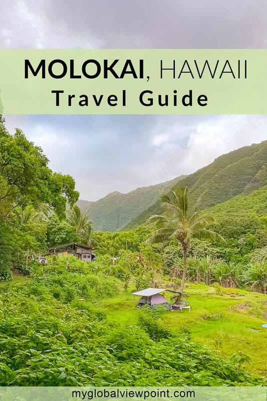 Things to do in Molokai pinterest image