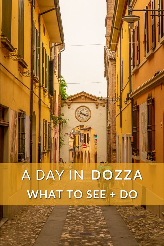 A day in Dozza, Italy, and things to do, pinterest image