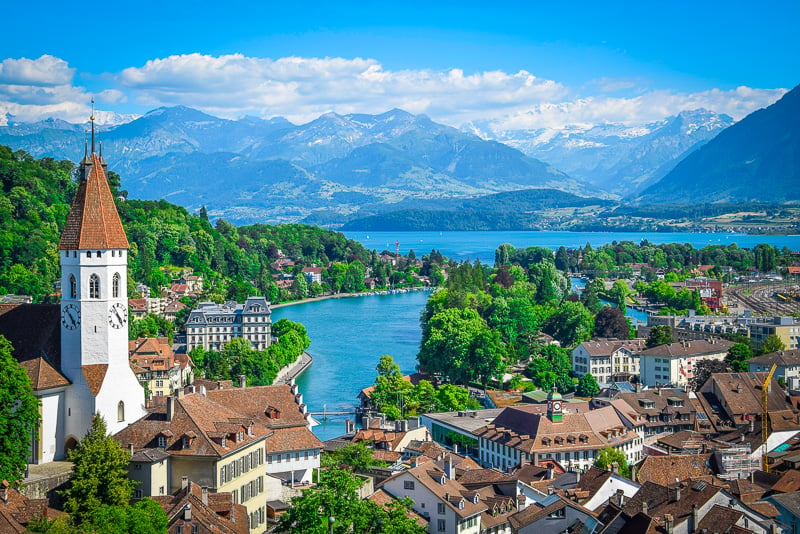 Thun is one of the most beautiful places in Switzerland.