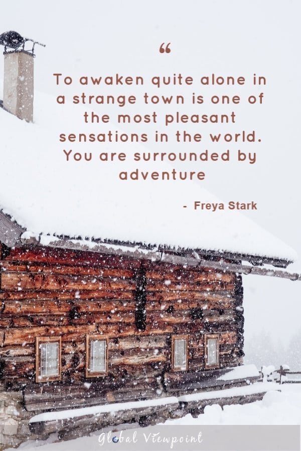 Nothing beats waking up in new, unfamiliar places. Travel lovers will love this quote.