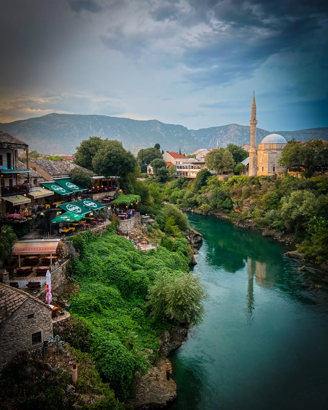 I took this travel photograph of Mostar with just an iPhone