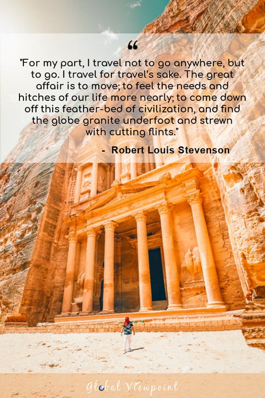 Why do you travel the world quote