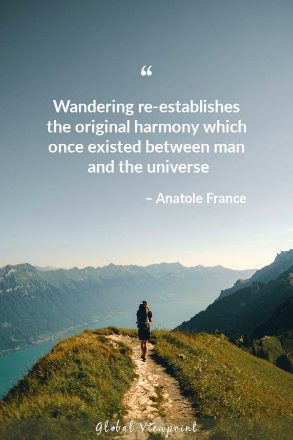 One of the best wanderlust travel quotes.