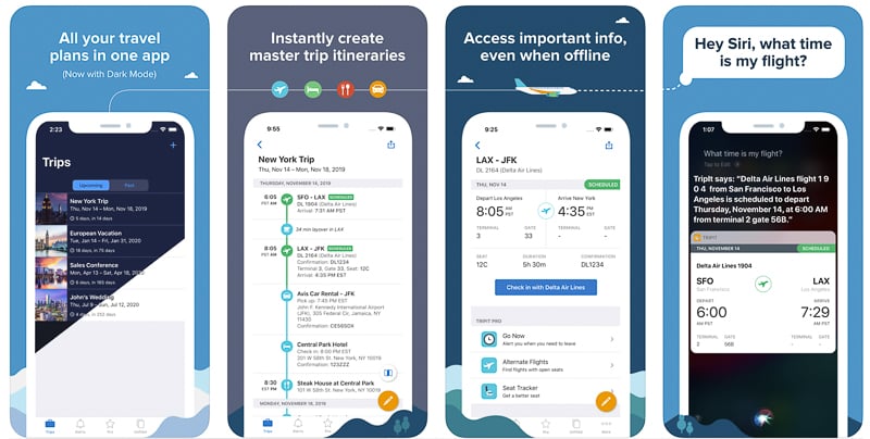 TripIt is one of the best travel apps for iPhone and Android