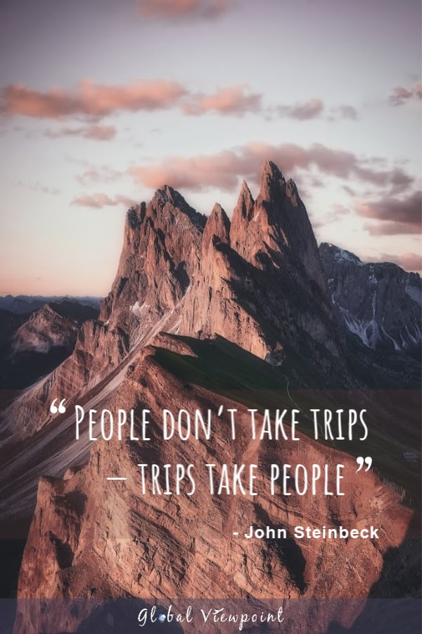 Trips take people.