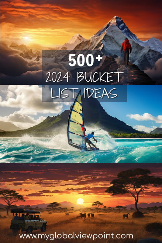 The ultimate bucket list for inspiration in 2024