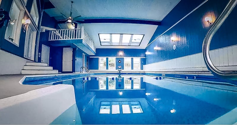 This New England Airbnb has an indoor pool - perfect for the winter
