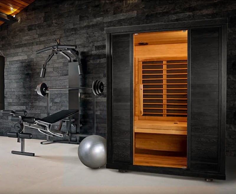 Cool indoor gym and wellness area