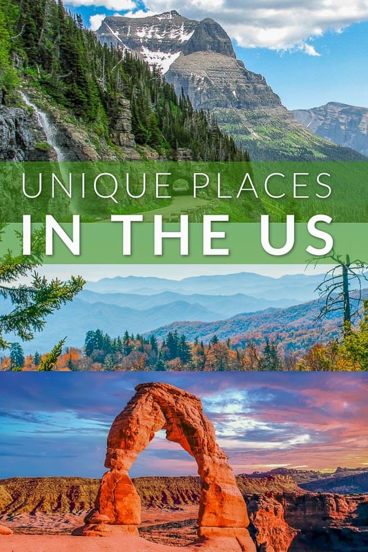 Unique places in the USA for all types of travelers