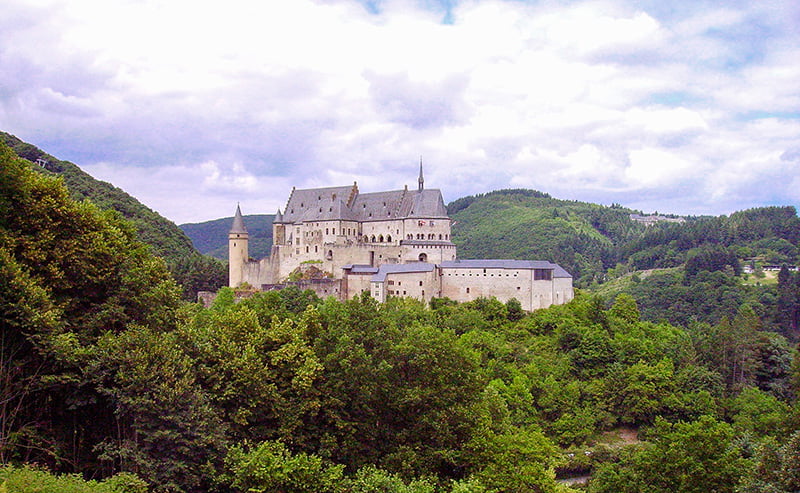 Vianden Castle in Luxembourg is one of the best castles in Europe.