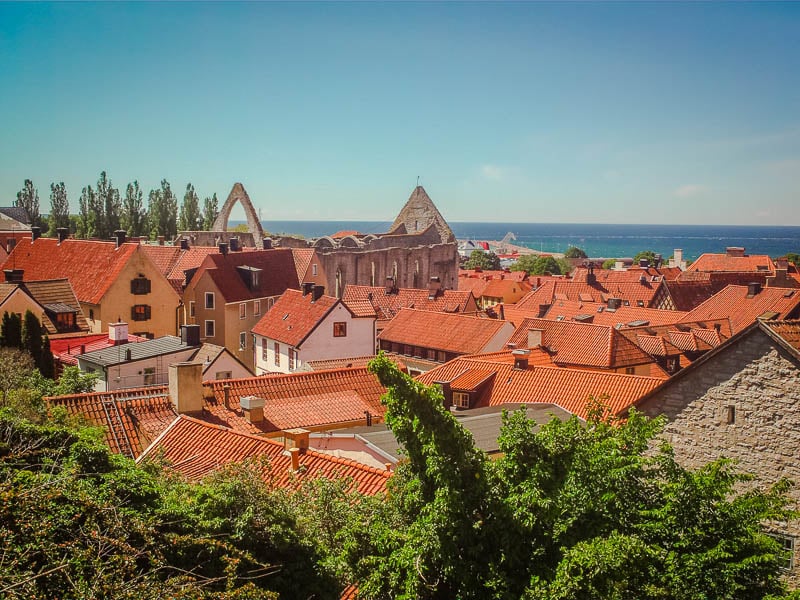 Visby is a colorful coastal town that's among the best hidden gems in Europe