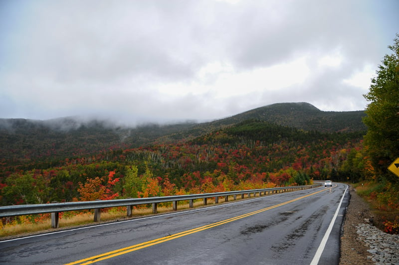 The White Mountains are especially beautiful during the fall foliage season.