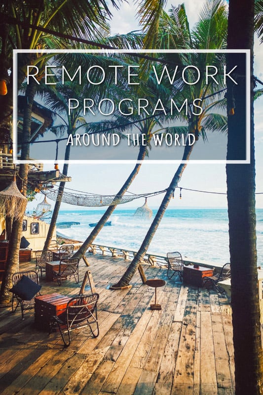 Working remotely in another country with other digital nomads