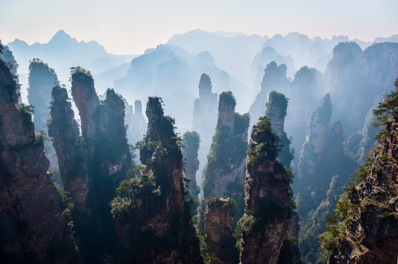 This national park in China inspired the movie Avatar
